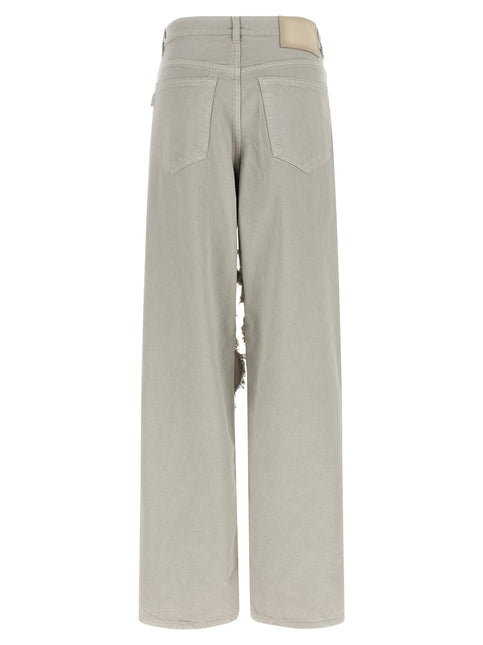 Haikure Gray Cotton Flared Jeans