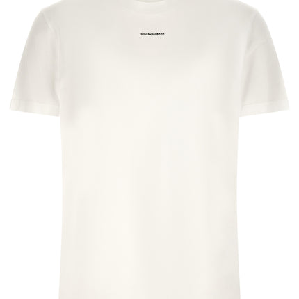 Dolce & Gabbana White Cotton T-Shirt