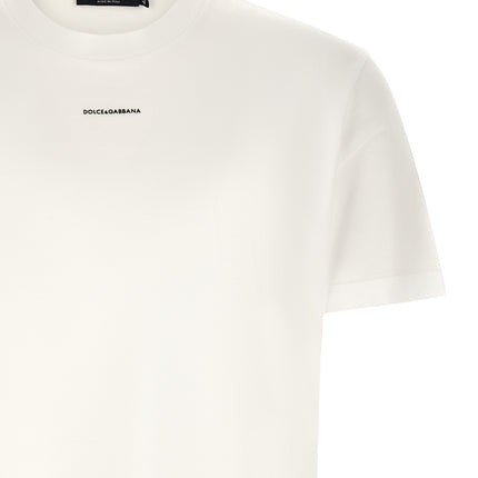 Dolce & Gabbana White Cotton T-Shirt