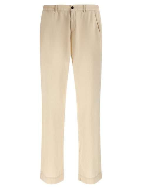 CELLAR DOOR Beige Cotton Casual Pants