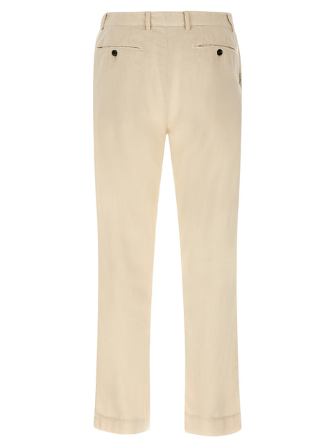 CELLAR DOOR Beige Cotton Casual Pants
