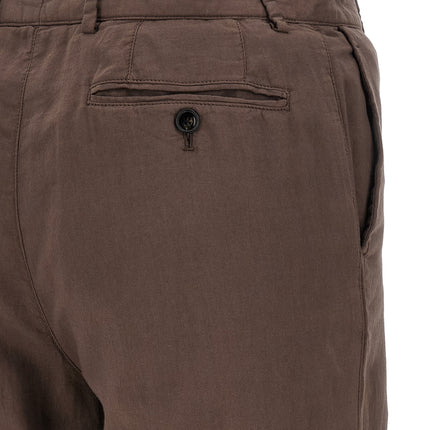 CELLAR DOOR Brown Cotton Casual Pants