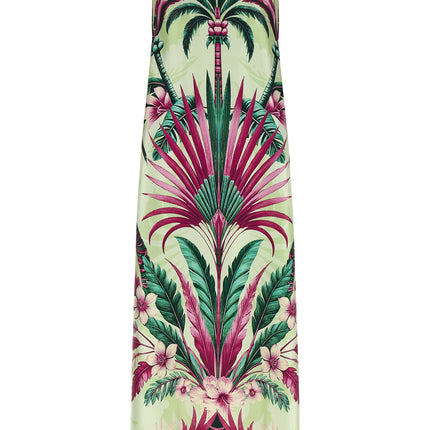 F.R.S. - FOR RESTLESS SLEEPERS Multicolor Silk Long Dress