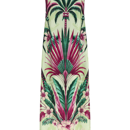 F.R.S. - FOR RESTLESS SLEEPERS Multicolor Silk Long Dress