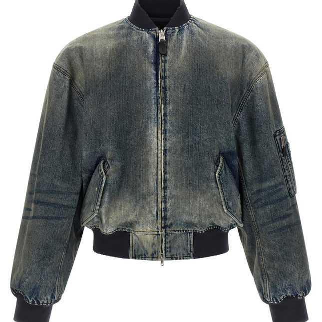 Balenciaga Gray Polyester Bomber