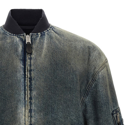 Balenciaga Gray Polyester Bomber