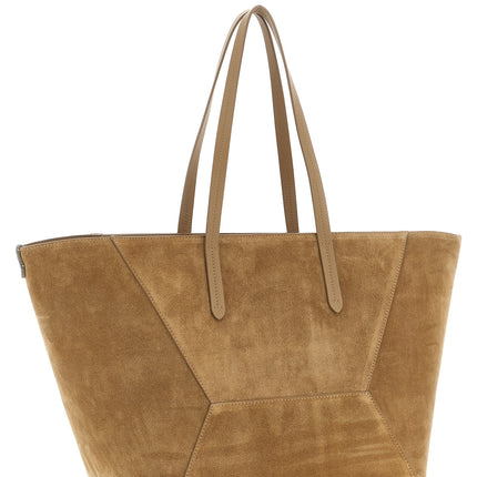 Brunello Cucinelli Brown Calfskin Shoulder Bag