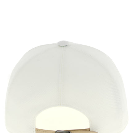 Brunello Cucinelli White Cotton Cap (Baseball Hat)