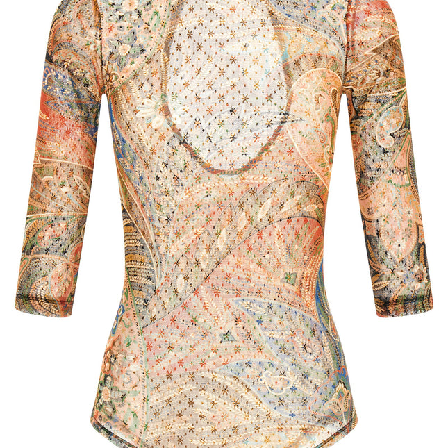 Etro Multicolor Polyamide Bodysuit