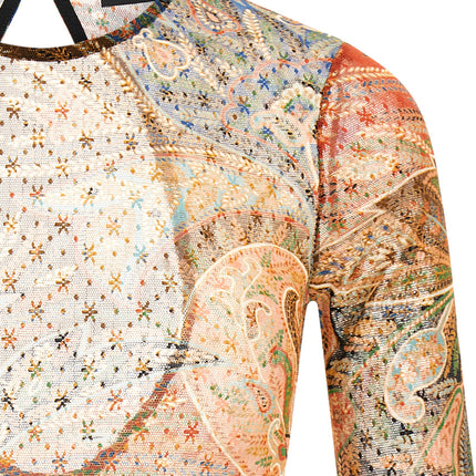 Etro Multicolor Polyamide Bodysuit
