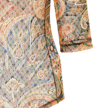 Etro Multicolor Polyamide Bodysuit
