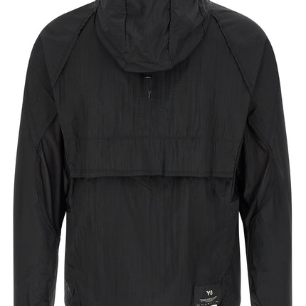 Y-3 Black Polyamide Shell Jacket