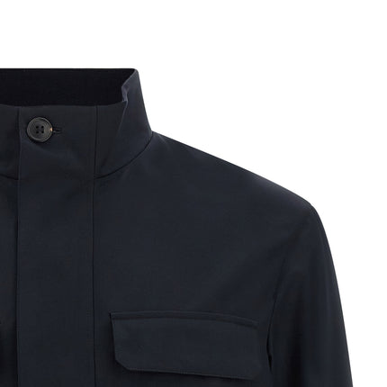 ZEGNA Blue Polyester Jacket