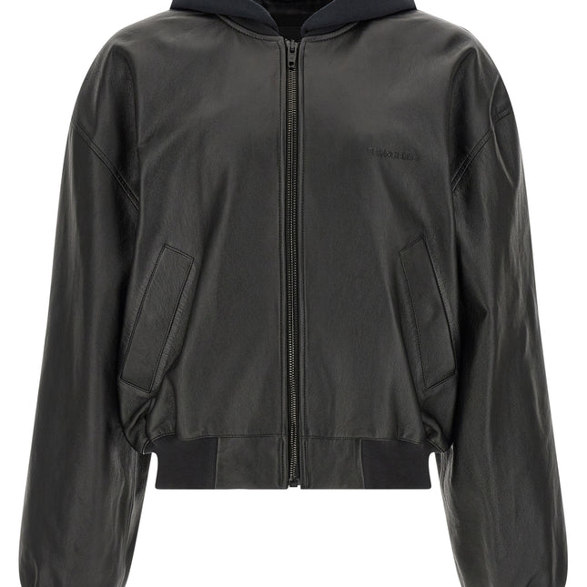 Balenciaga Black Lamb Leather Leather Jacket