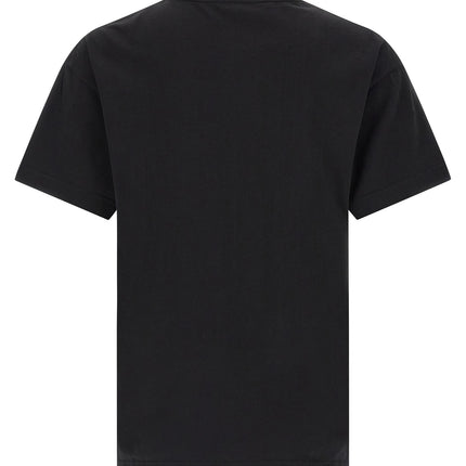 Palm Angels Black Cotton T-Shirt