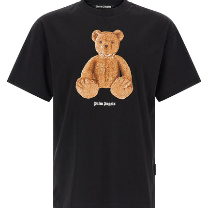 Palm Angels Black Cotton T-Shirt