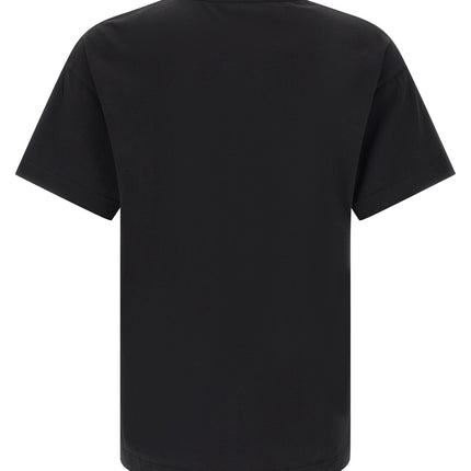 Palm Angels Black Cotton T-Shirt