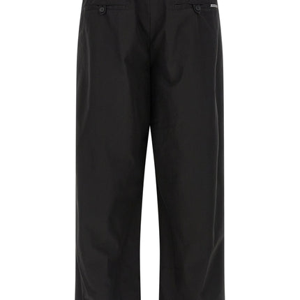 Balenciaga Black Cotton Chino Pants