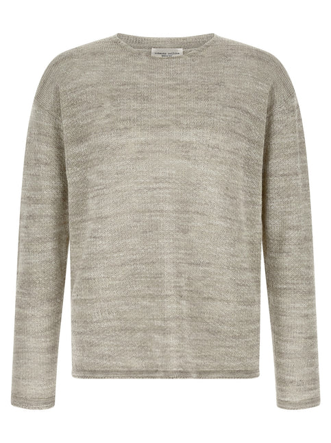 Roberto Collina Gray Cotton Cardigan