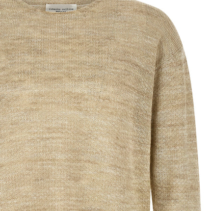 Roberto Collina Beige Cotton Cardigan