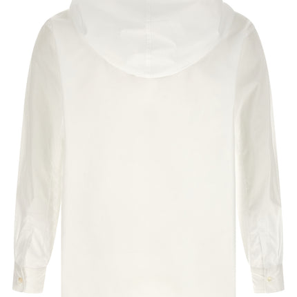 Comme Des Garçons White Cotton Blouse
