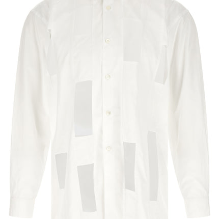 Comme Des Garçons White Cotton Blouse