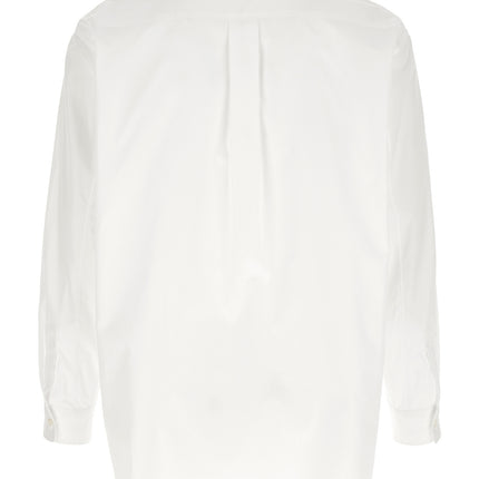 Comme Des Garçons White Cotton Blouse