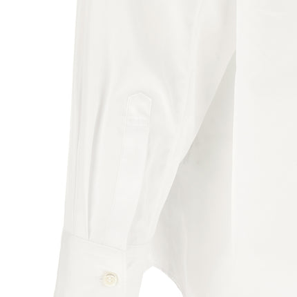 Comme Des Garçons White Cotton Blouse