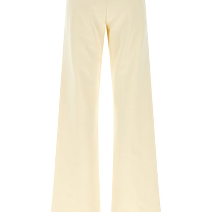 Balenciaga White Cotton Flared Pants