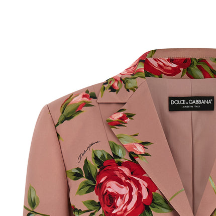 Dolce & Gabbana Multicolor Silk Blazer