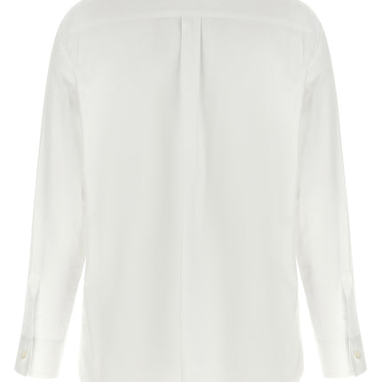 Comme Des Garçons White Cotton Blouse