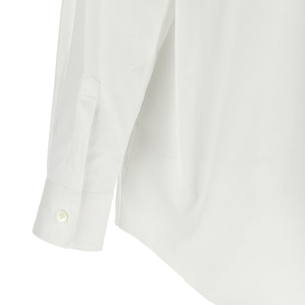 Comme Des Garçons White Cotton Blouse
