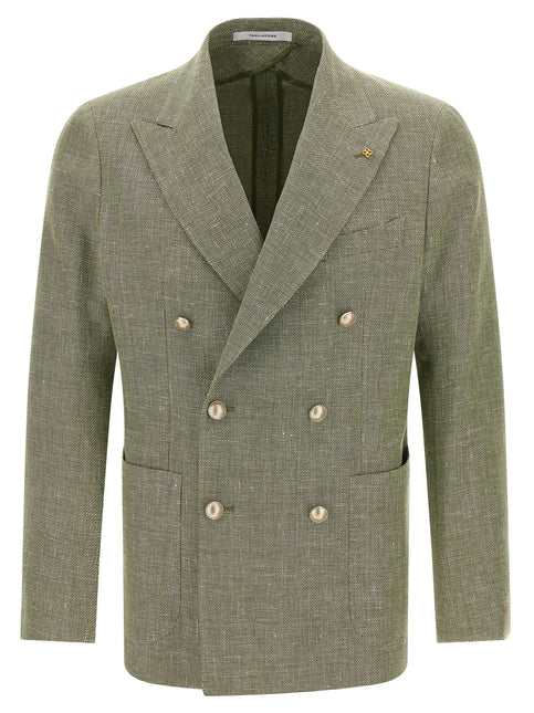 Tagliatore Bicolor Linen Blazer