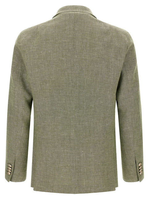 Tagliatore Bicolor Linen Blazer