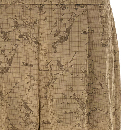 LAMINAR Beige Polyamide Casual Pants