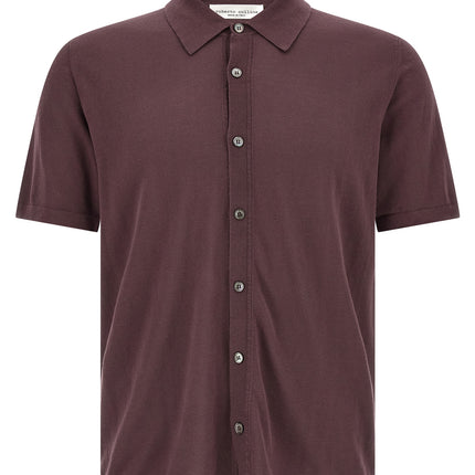 Roberto Collina Bordeaux Cotton Blouse