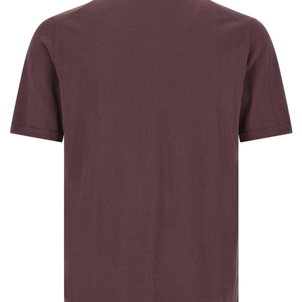 Roberto Collina Bordeaux Cotton Blouse