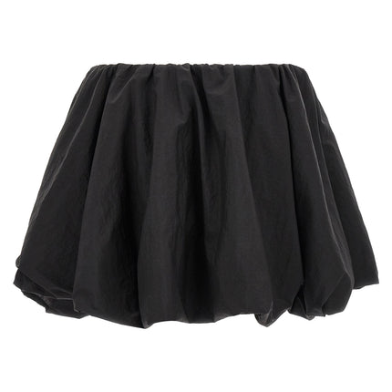 Y-3 Black Polyamide Long Skirt