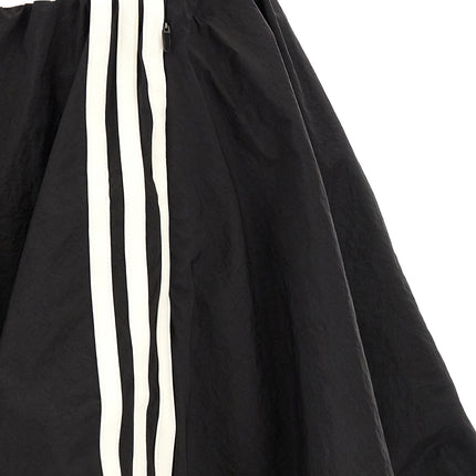 Y-3 Black Polyamide Long Skirt