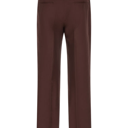 Alberto Biani Brown Viscose Casual Pants