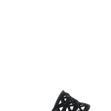 ODISSI Black Viscose Slides