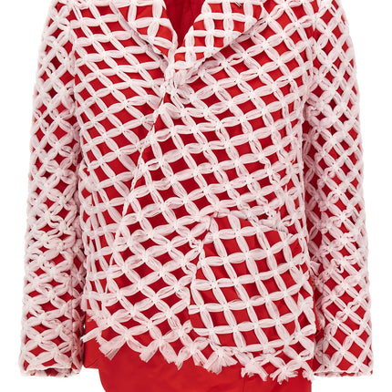 Comme Des Garçons Multicolor Polyester Blazer