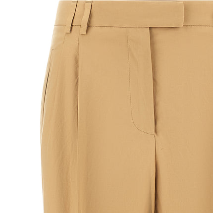 Alberto Biani Beige Cotton Casual Pants
