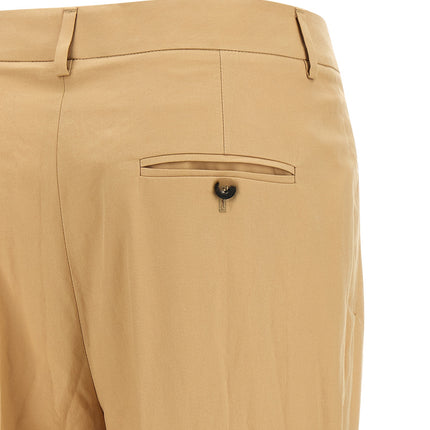 Alberto Biani Beige Cotton Casual Pants