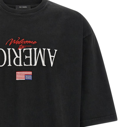 WILLY CHAVARRIA Black Cotton T-Shirt