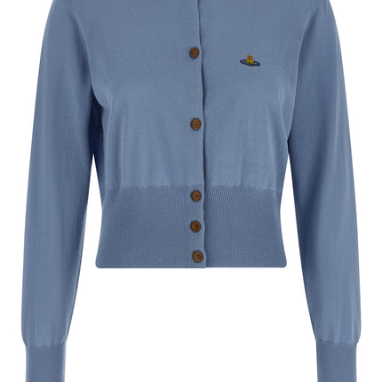 Vivienne Westwood Blue Cotton Cardigan