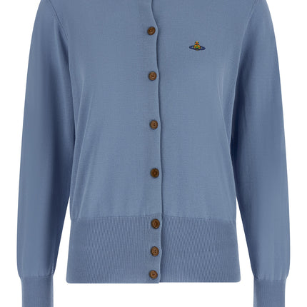 Vivienne Westwood Blue Cotton Cardigan