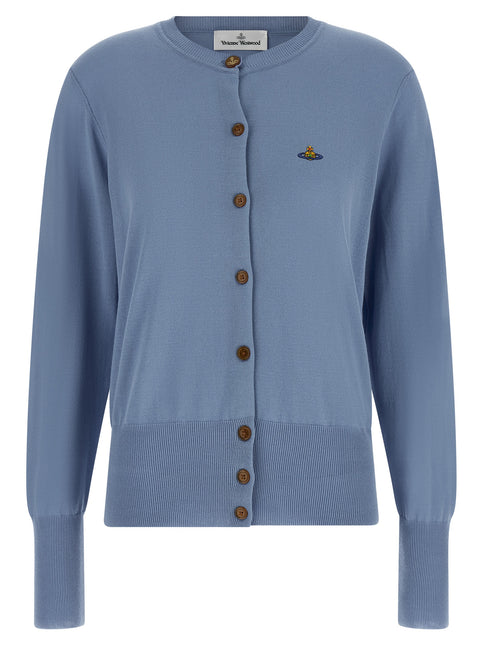 Vivienne Westwood Blue Cotton Cardigan
