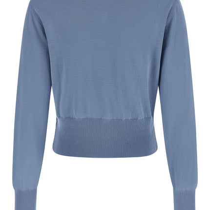 Vivienne Westwood Blue Cotton Cardigan