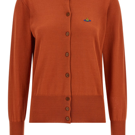 Vivienne Westwood Orange Cotton Cardigan